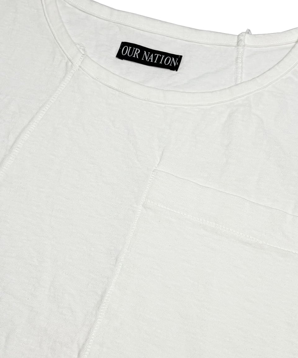 ASYMMETRIC T-SHIRT_WH