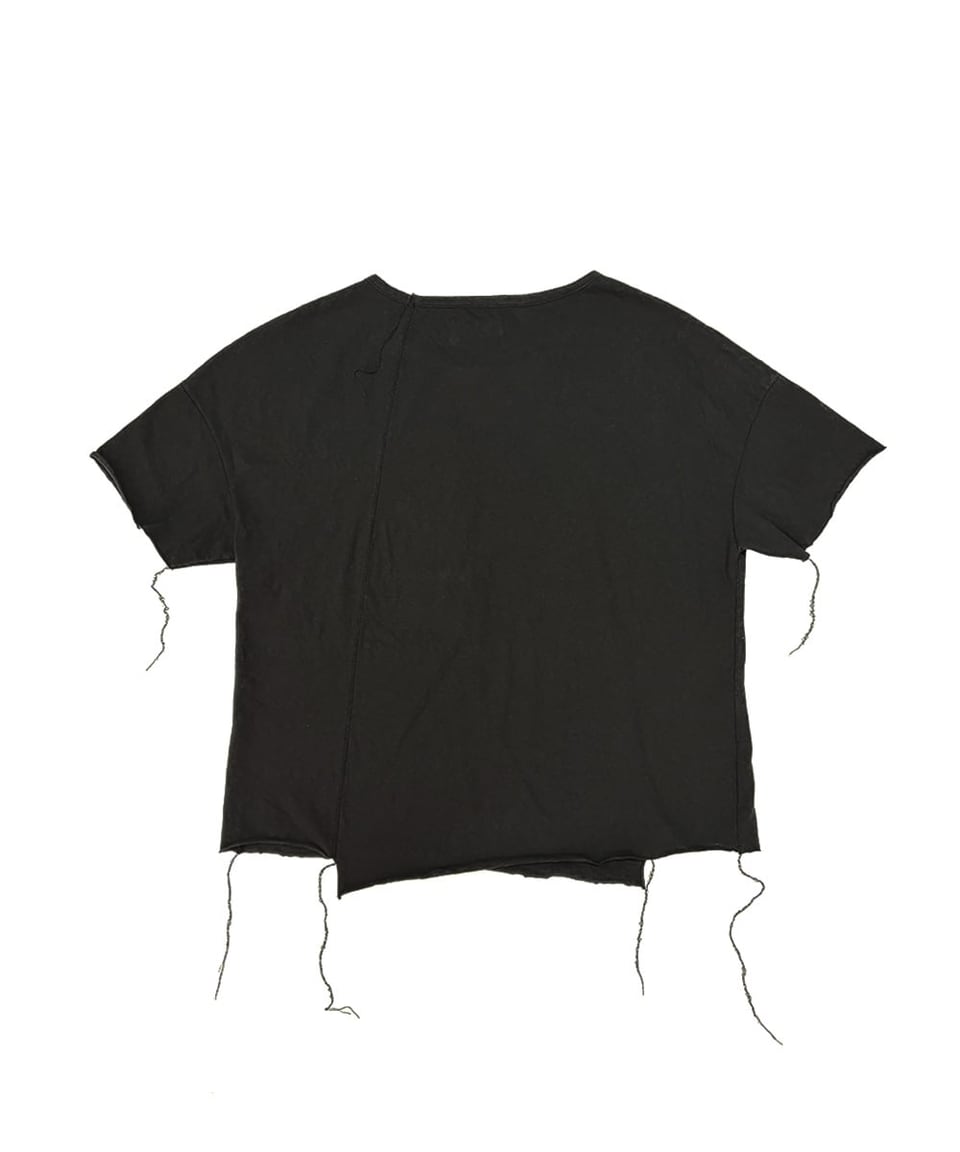 ASYMMETRIC T-SHIRT_BK