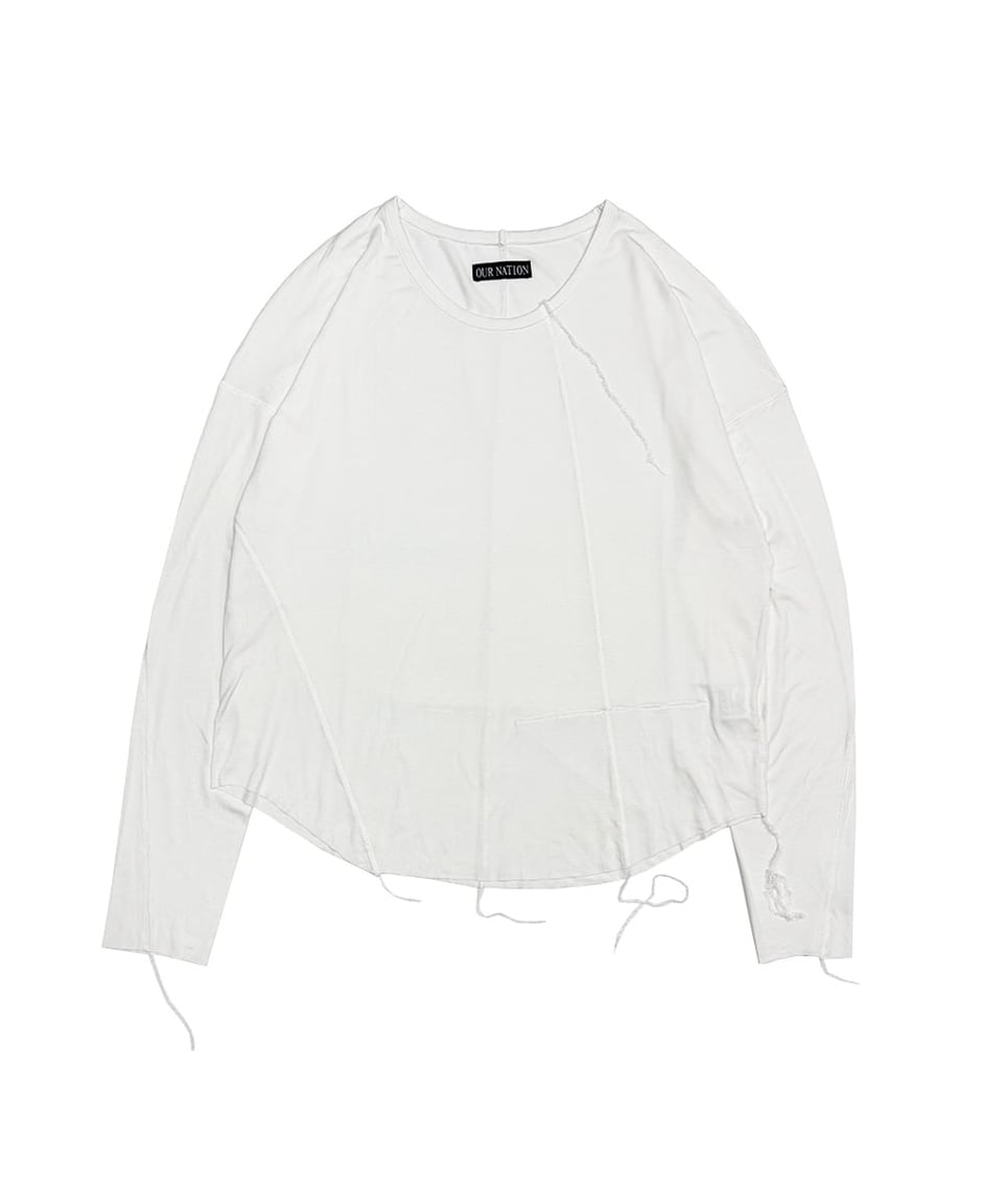 ANTI-CROSS LONG SLEEVE_WH