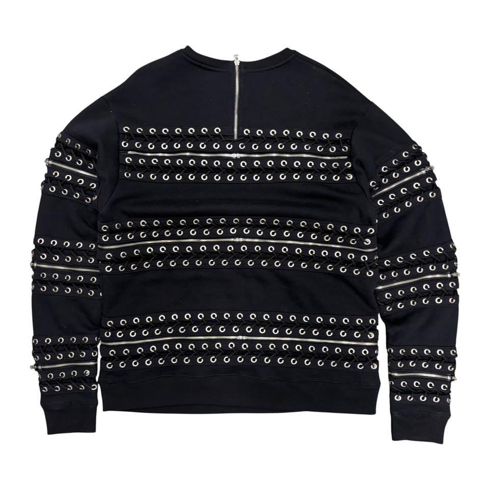 HOOD BY AIR Stylish Zipper Detail Sweatshirt