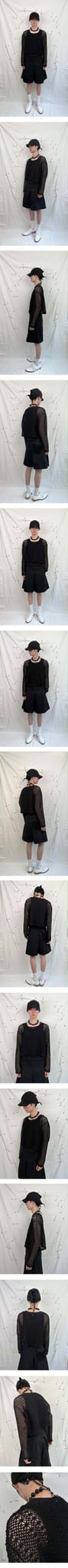 Flower net longsleeve