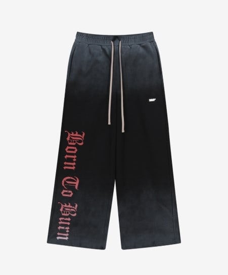 러기드 스웻 팬츠 [블랙]