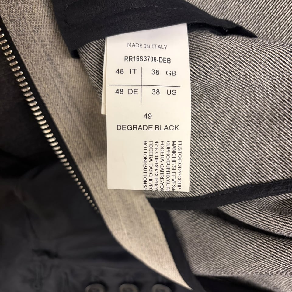 RICK OWENS Dyed Denim Jacket
