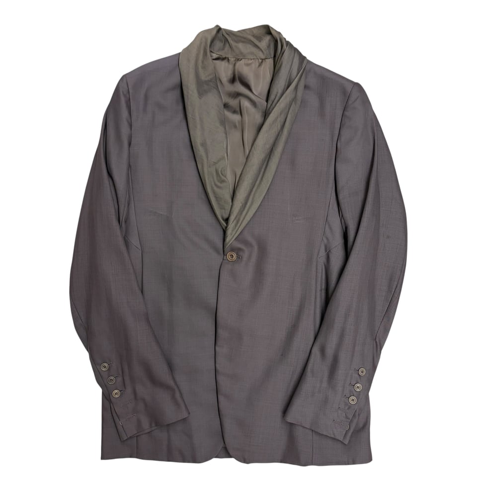 RICK OWENS Ruffle Collar Blazer