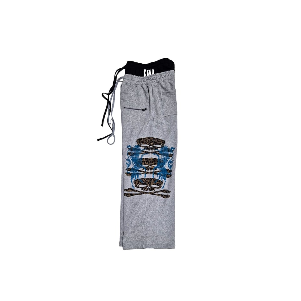 Layered sweatpants grey