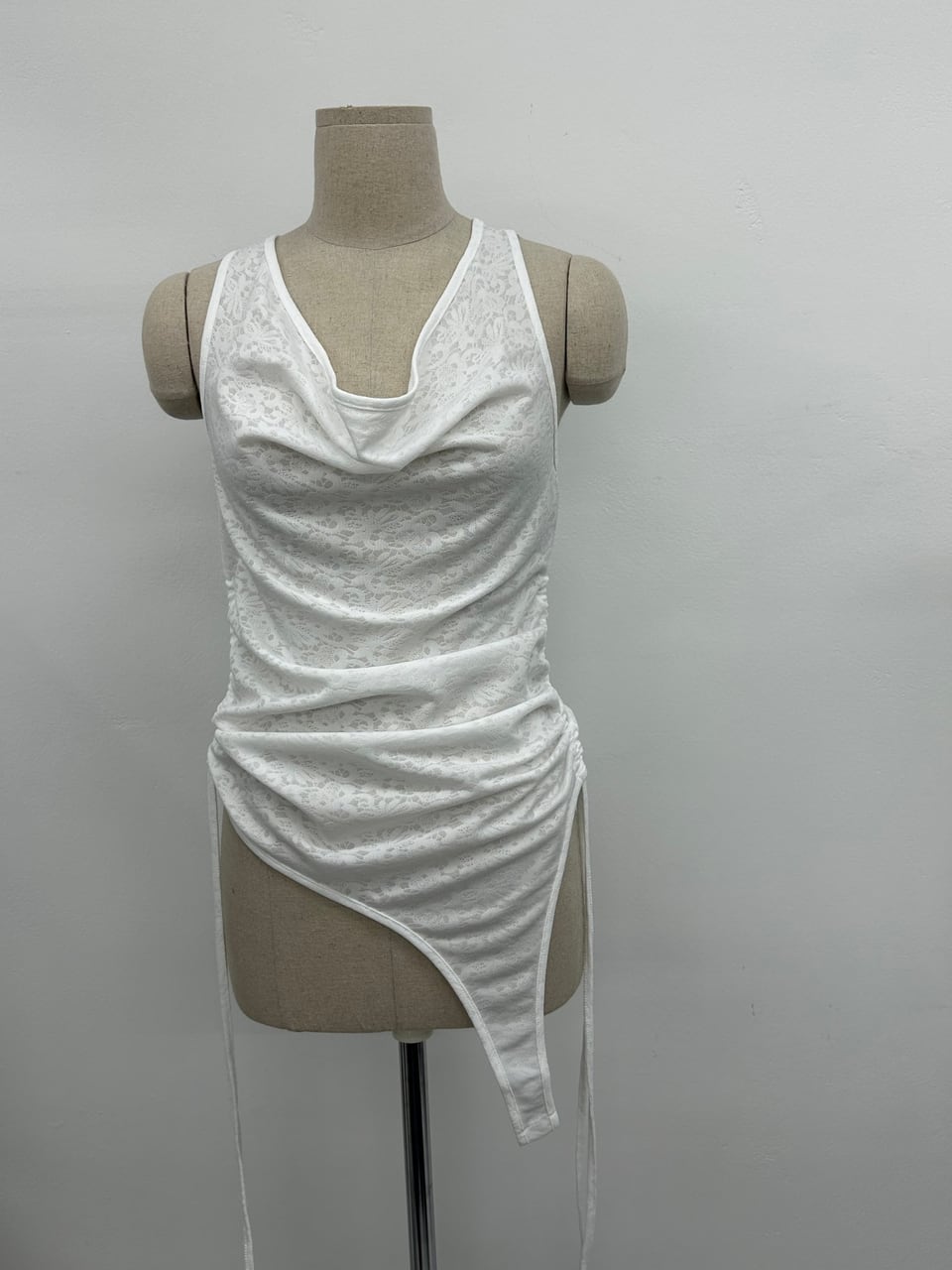 shirred Halter Sleeveless Top