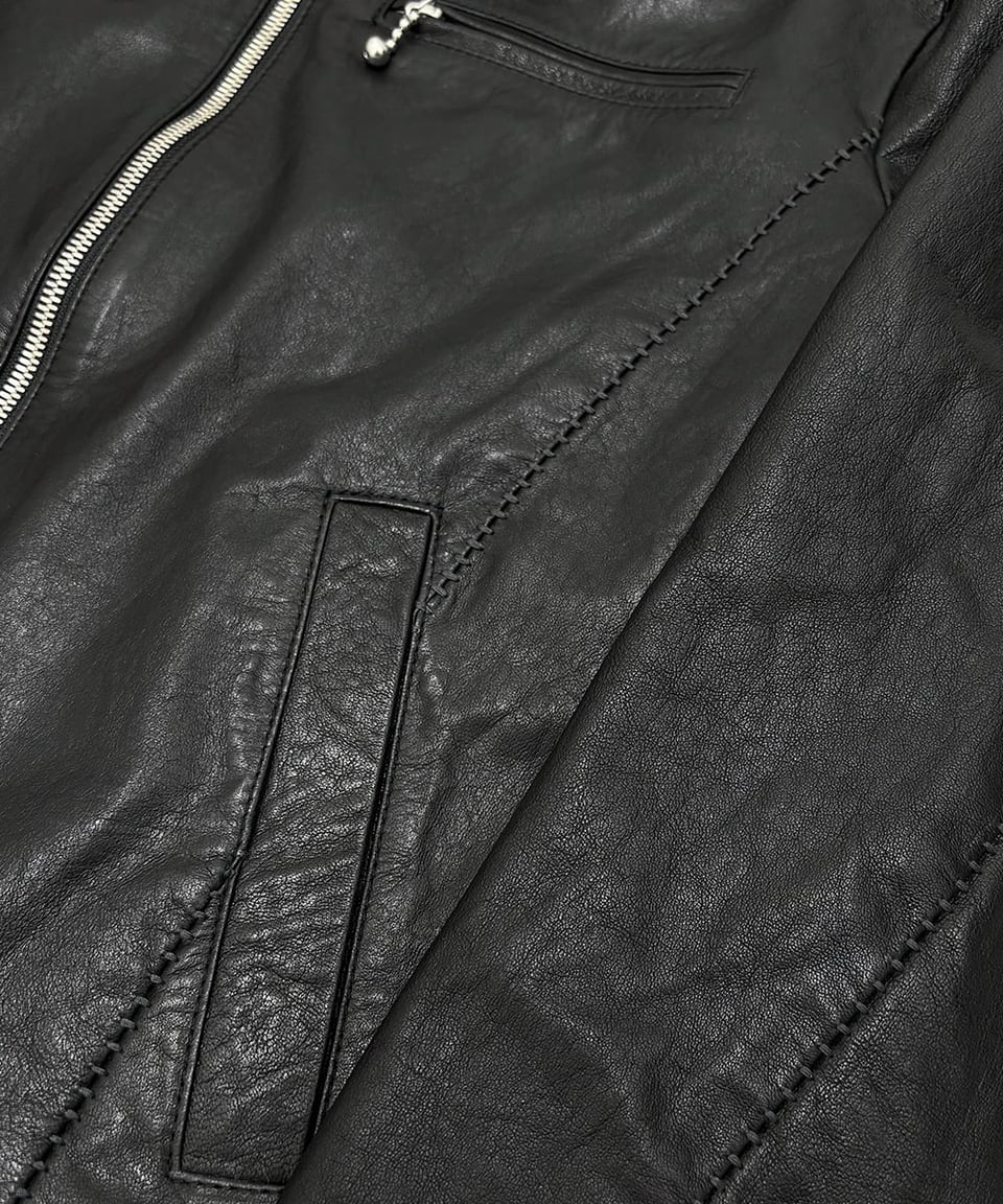 KOMOTO LEATHER JACKET_BK