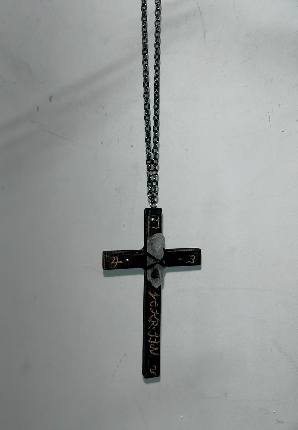 Sculpture Cross crystal