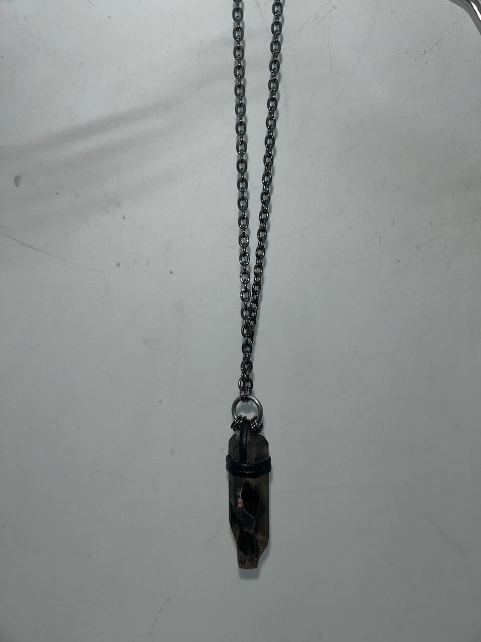 Smoky quartz necklace