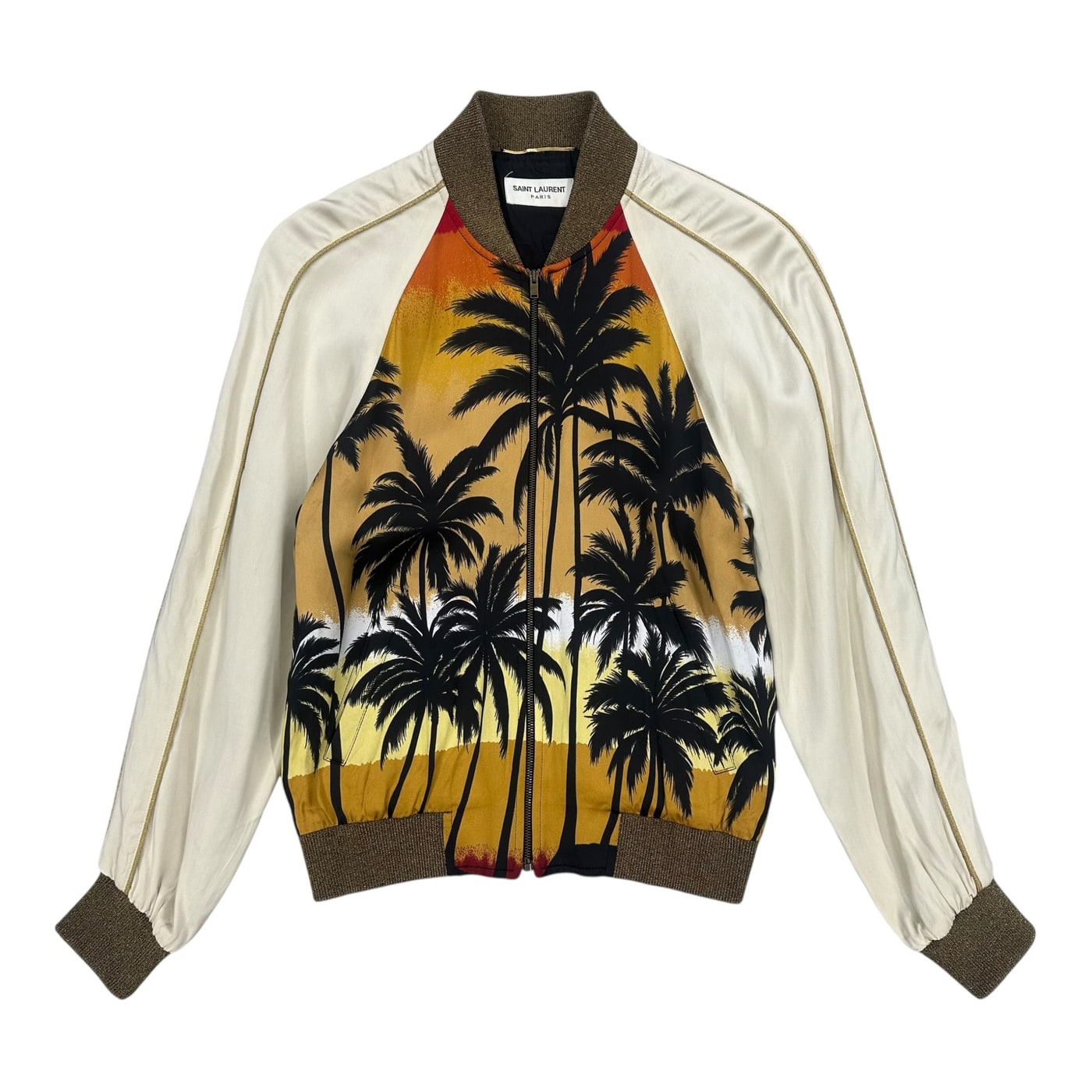 SAINT LAURENT 16ss Palm Tree Bomber Jacket 상세 이미지 1
