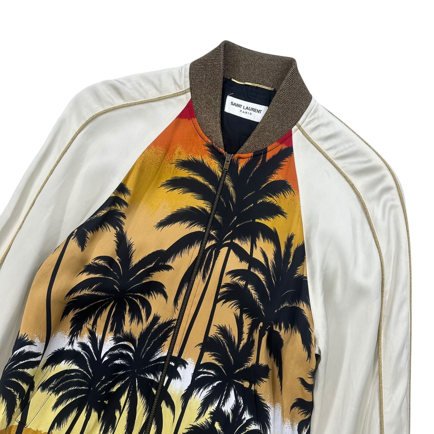 SAINT LAURENT 16ss Palm Tree Bomber Jacket 상세 이미지 3