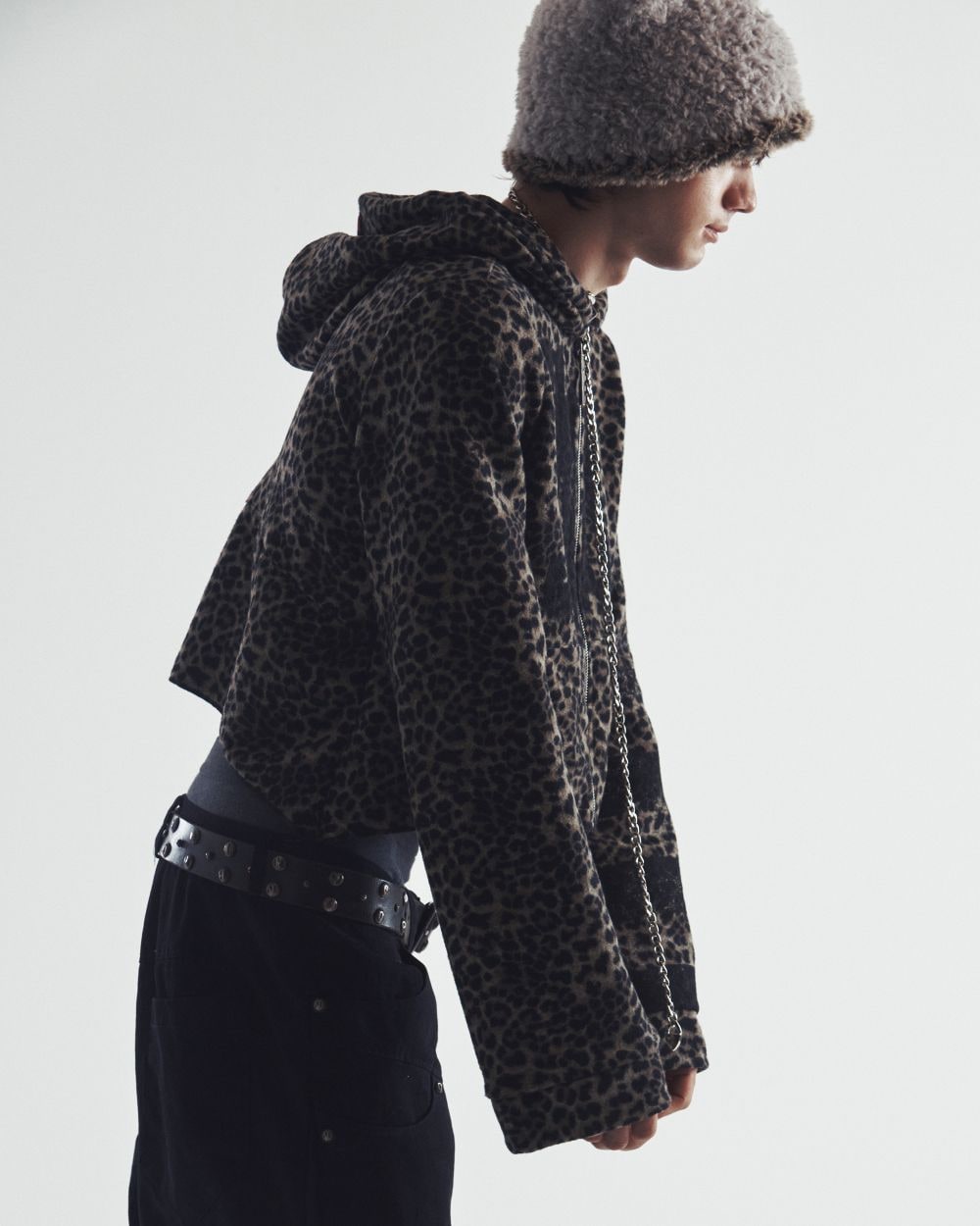 Zizi Shirt Hoodie [LEOPARD] 상세 이미지 2