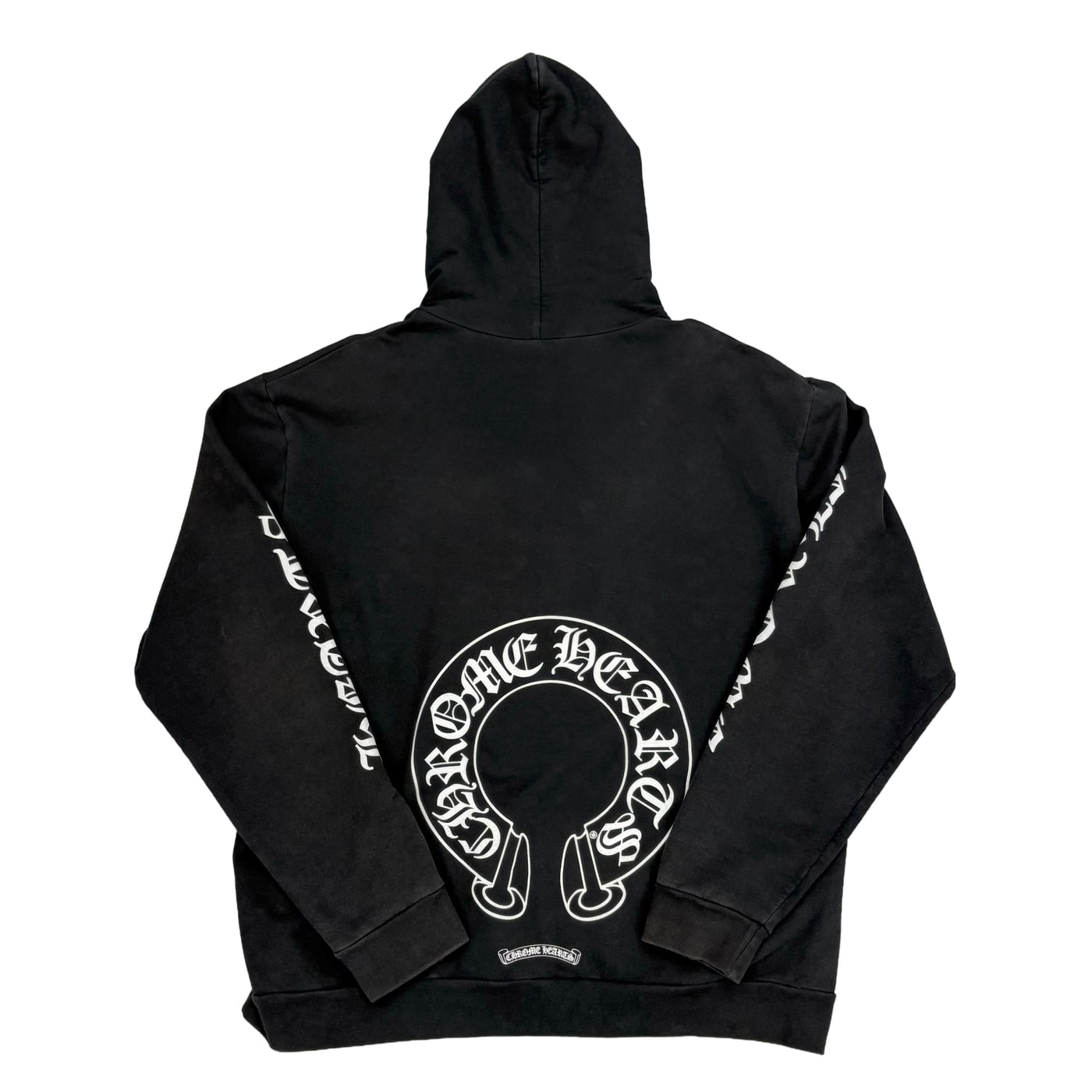 Chrome Hearts x Matty Boy Chomper Horseshoe Hoodie Black 상세 이미지 1