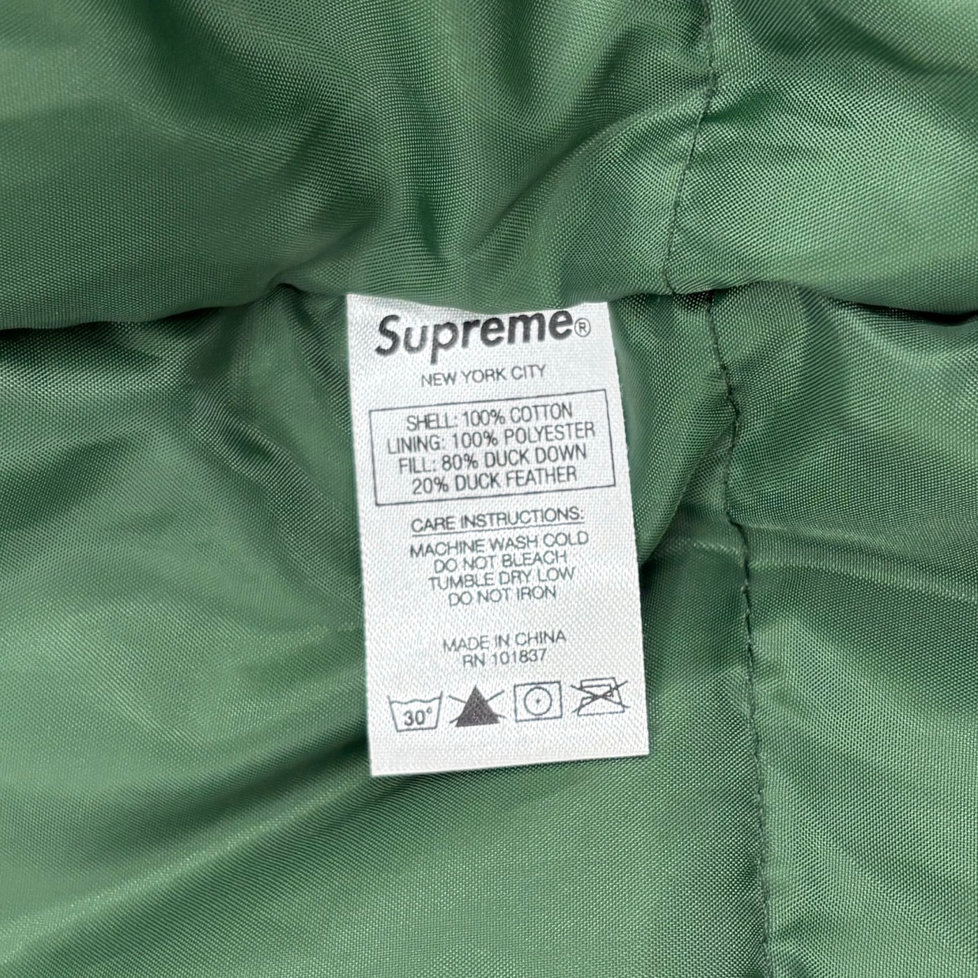 Supreme Casino Down Jacket 18FW  상세 이미지 4