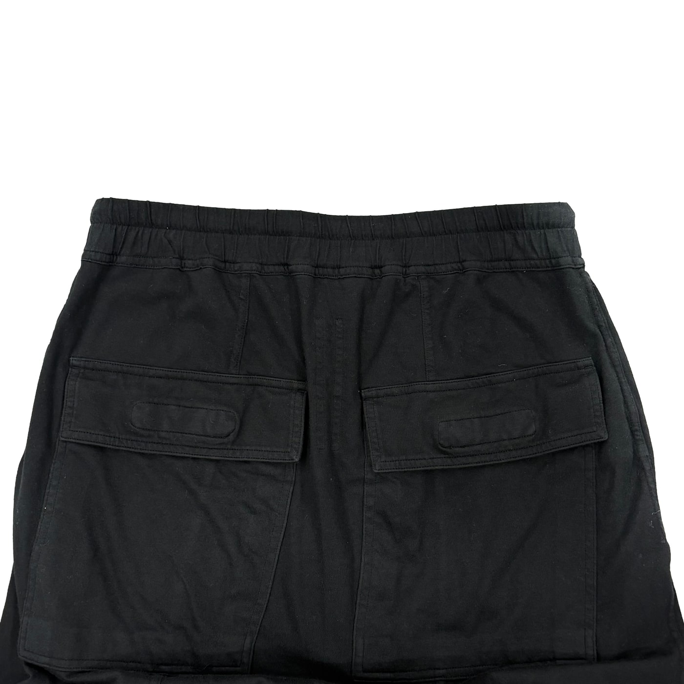 Rick Owens DrkShdw Drawstring Cropped Pants Black 상세 이미지 4