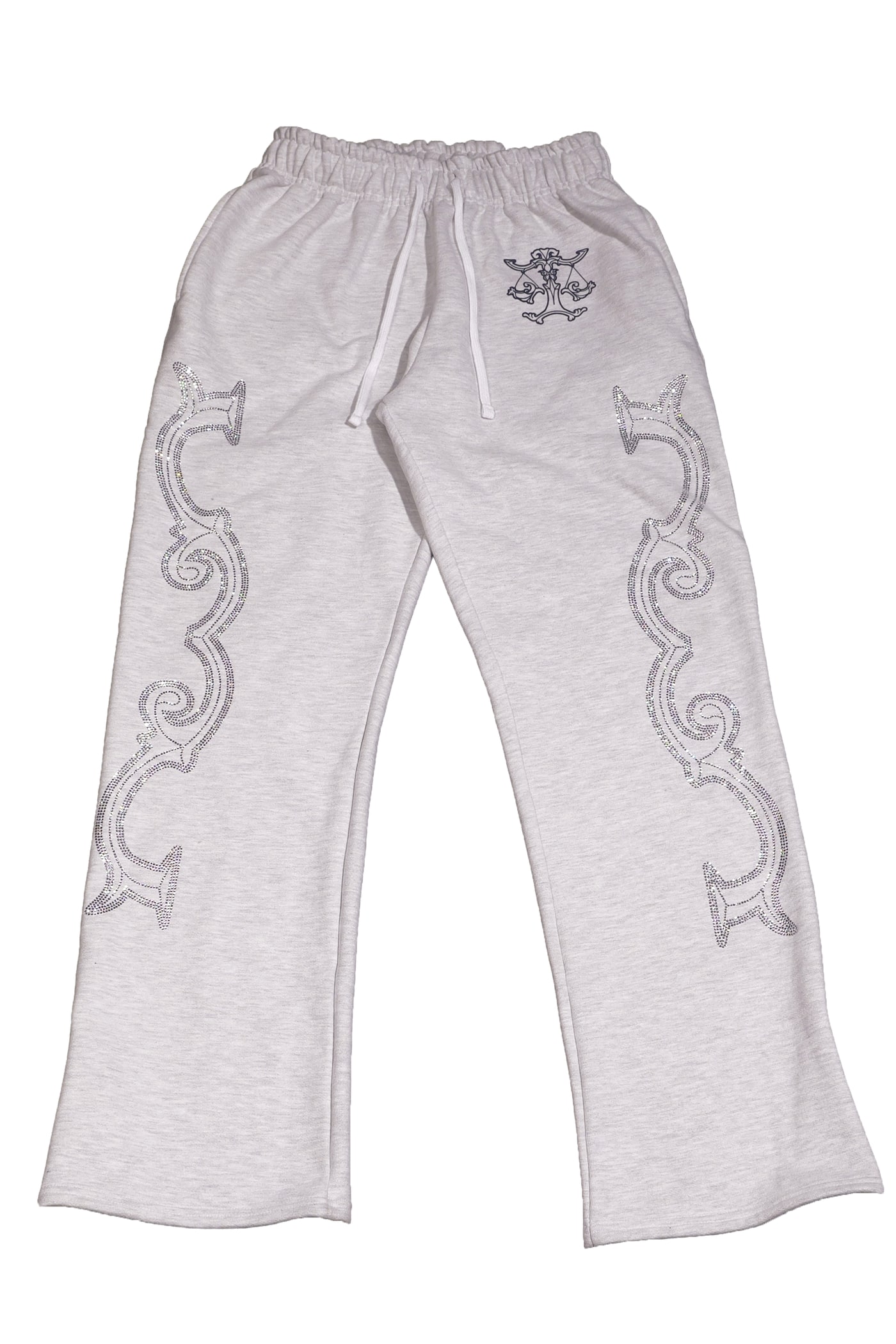 Crystal scale pants (White Melange) 상세 이미지 1