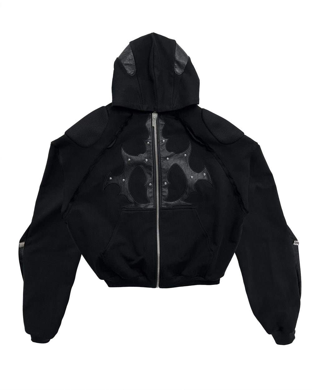 DADA PADDED HOODIE BLACK 상세 이미지 1