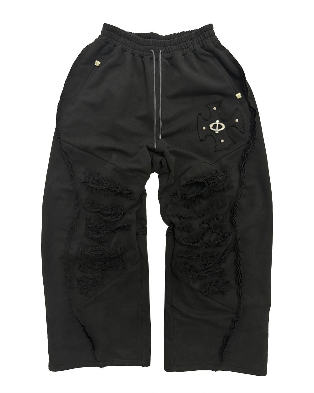 GOYO SWEAT PANTS BLACK 상세 이미지 1