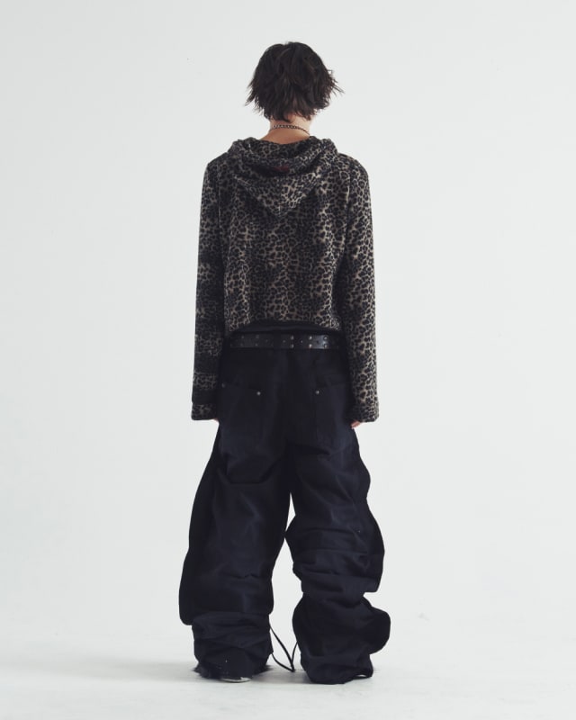 ZIZI SHIRT HOODIE [LEOPARD]  상세 이미지 2