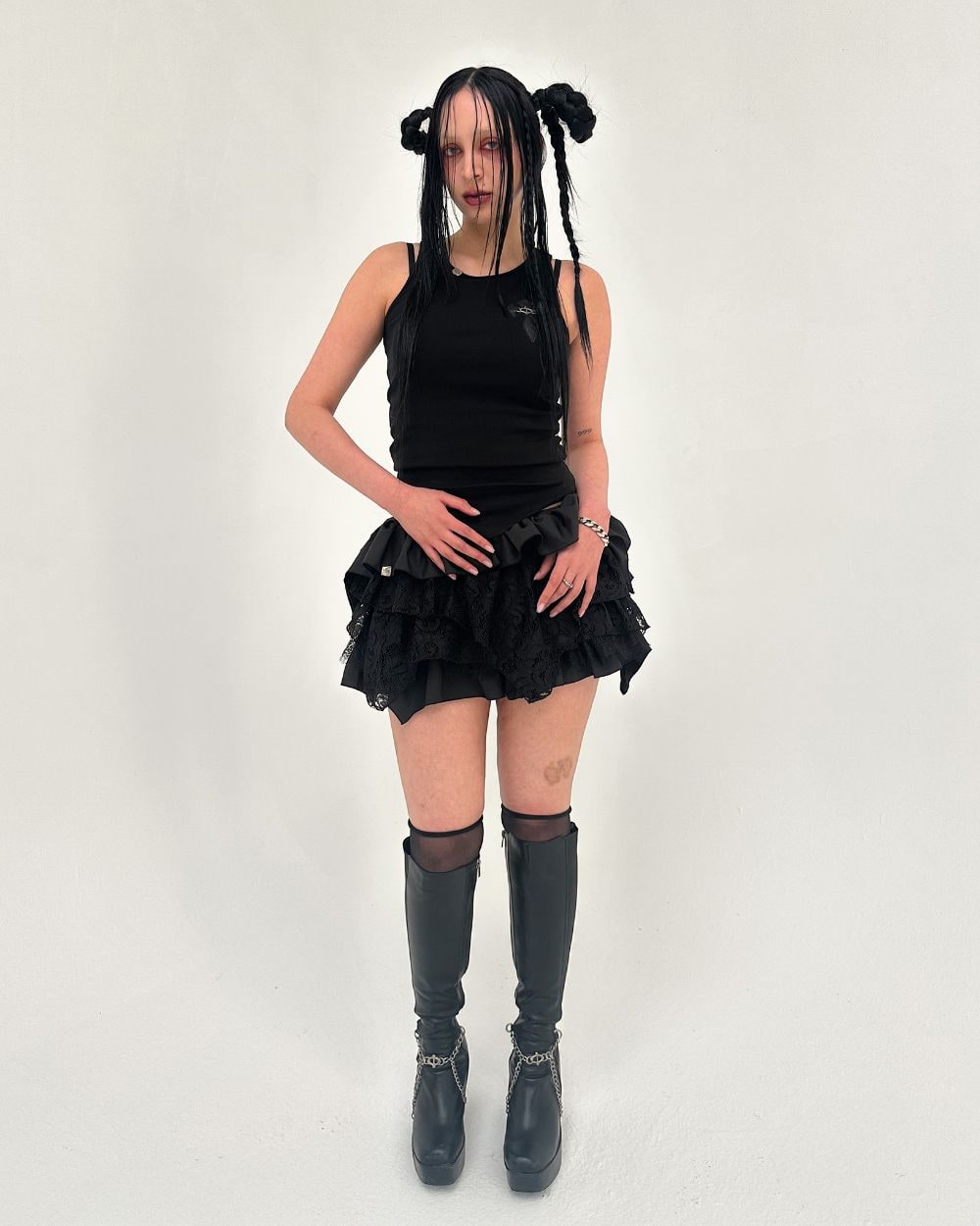 DOLL IN RUINS SKIRT 상세 이미지 3