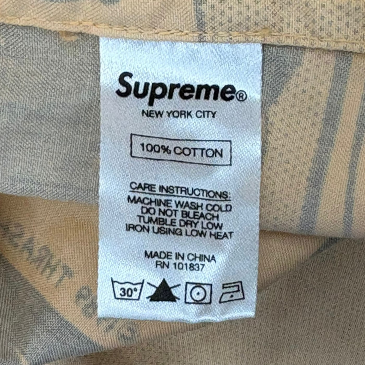 SUPREME Graphic Print Short Sleeve Shirt 상세 이미지 3