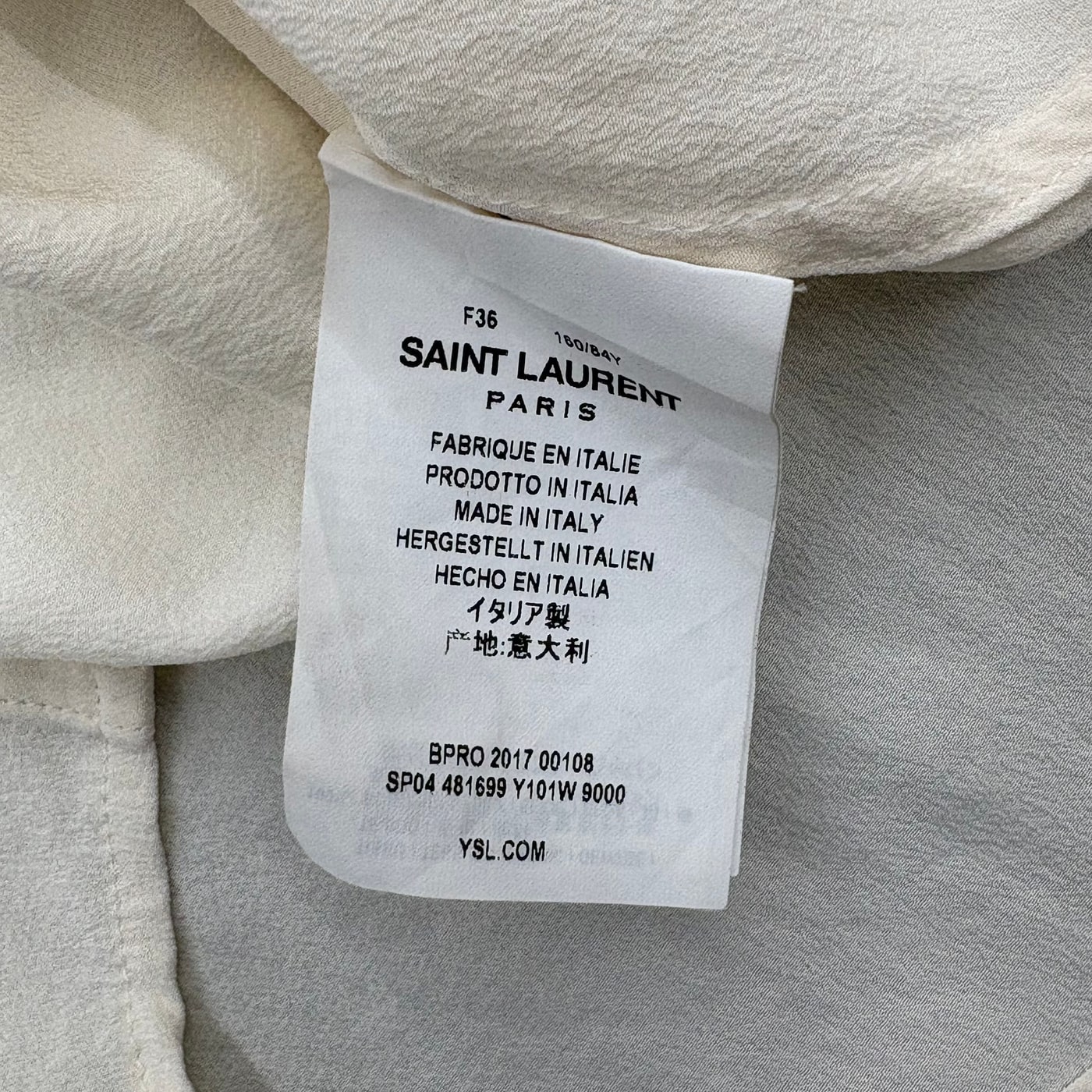 Saint Laurent White Shirt 상세 이미지 5