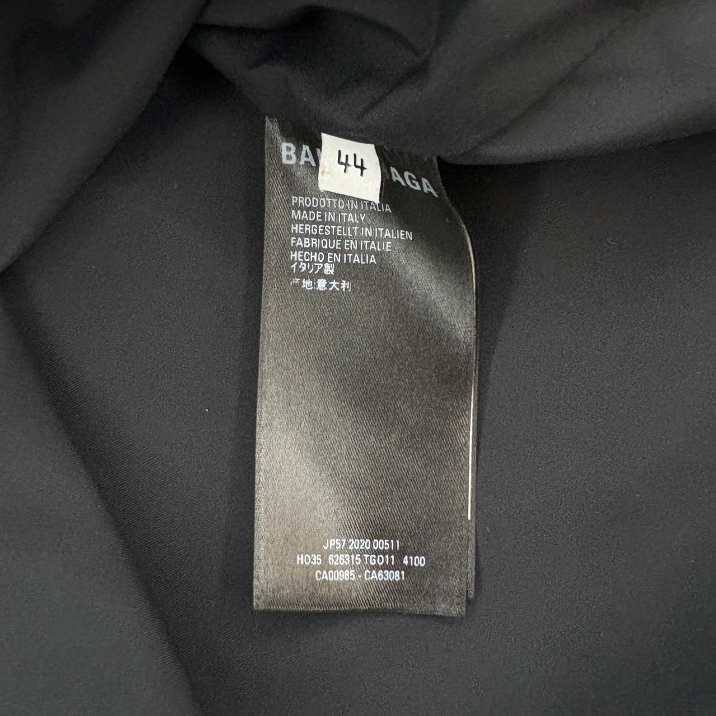 BALENCIAGA Black Windbreaker Jacket 상세 이미지 4