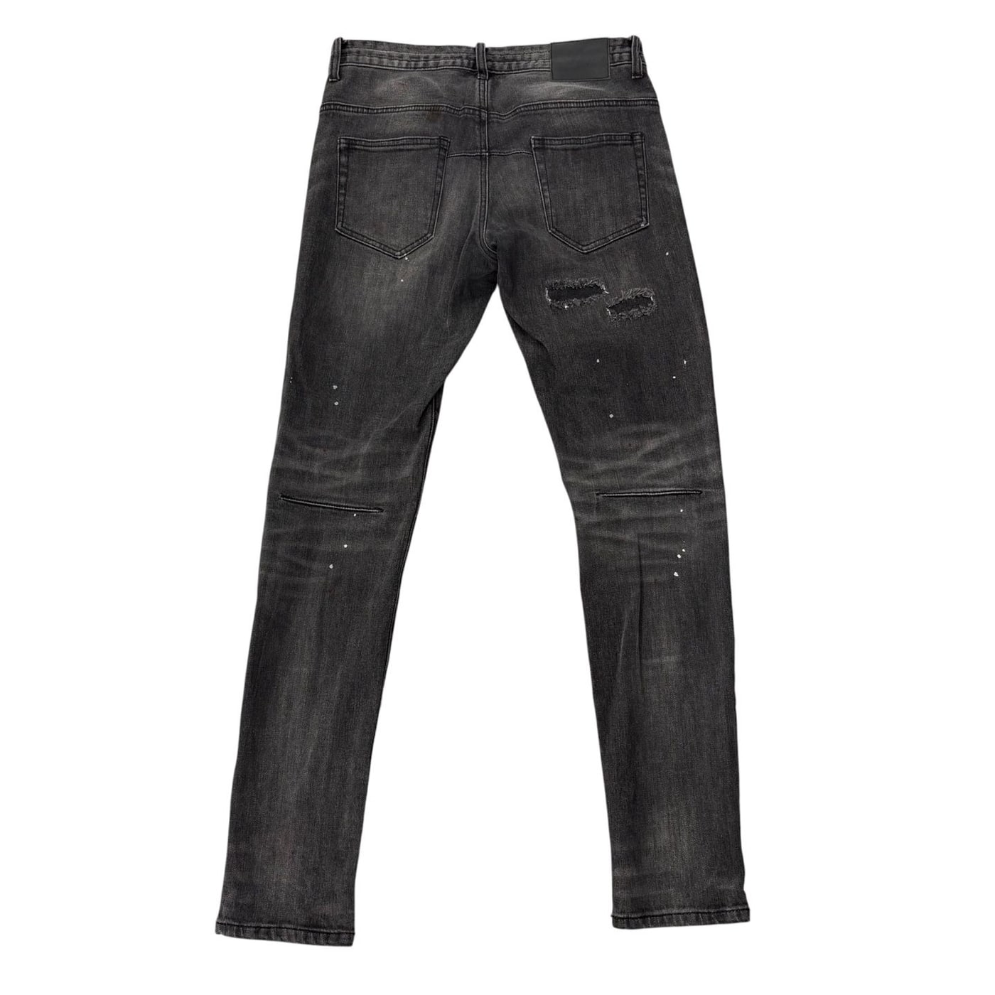 NUBER NINE X LOVELESS Distressed Black Jeans 상세 이미지 2