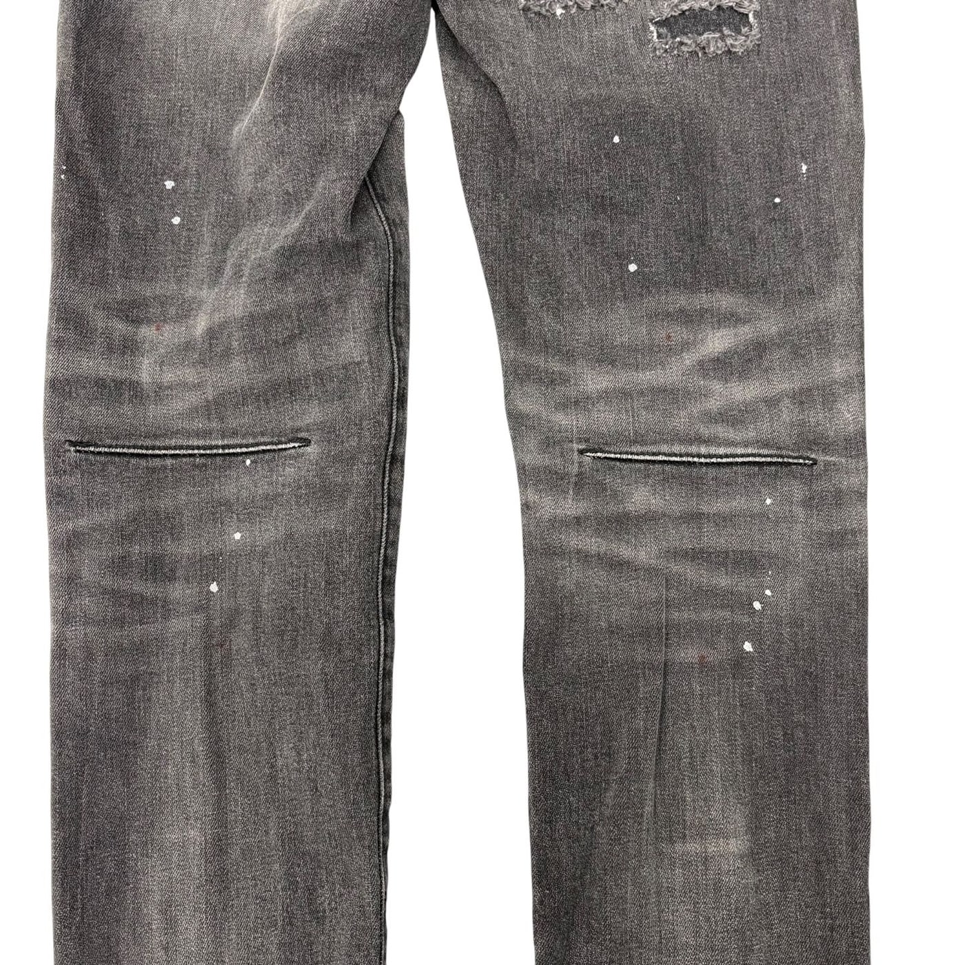 NUBER NINE X LOVELESS Distressed Black Jeans 상세 이미지 9
