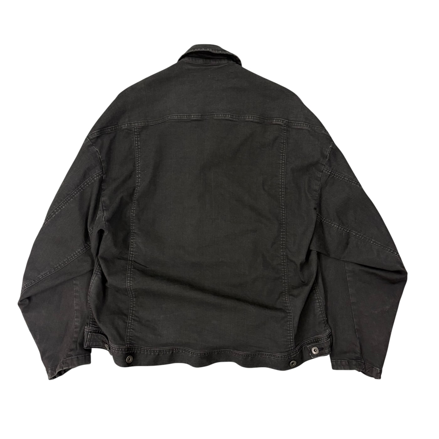 JULIUS Black Denim Rider Jacket 상세 이미지 1