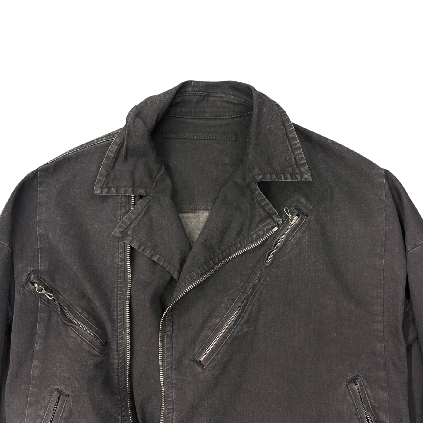 JULIUS Black Denim Rider Jacket 상세 이미지 2