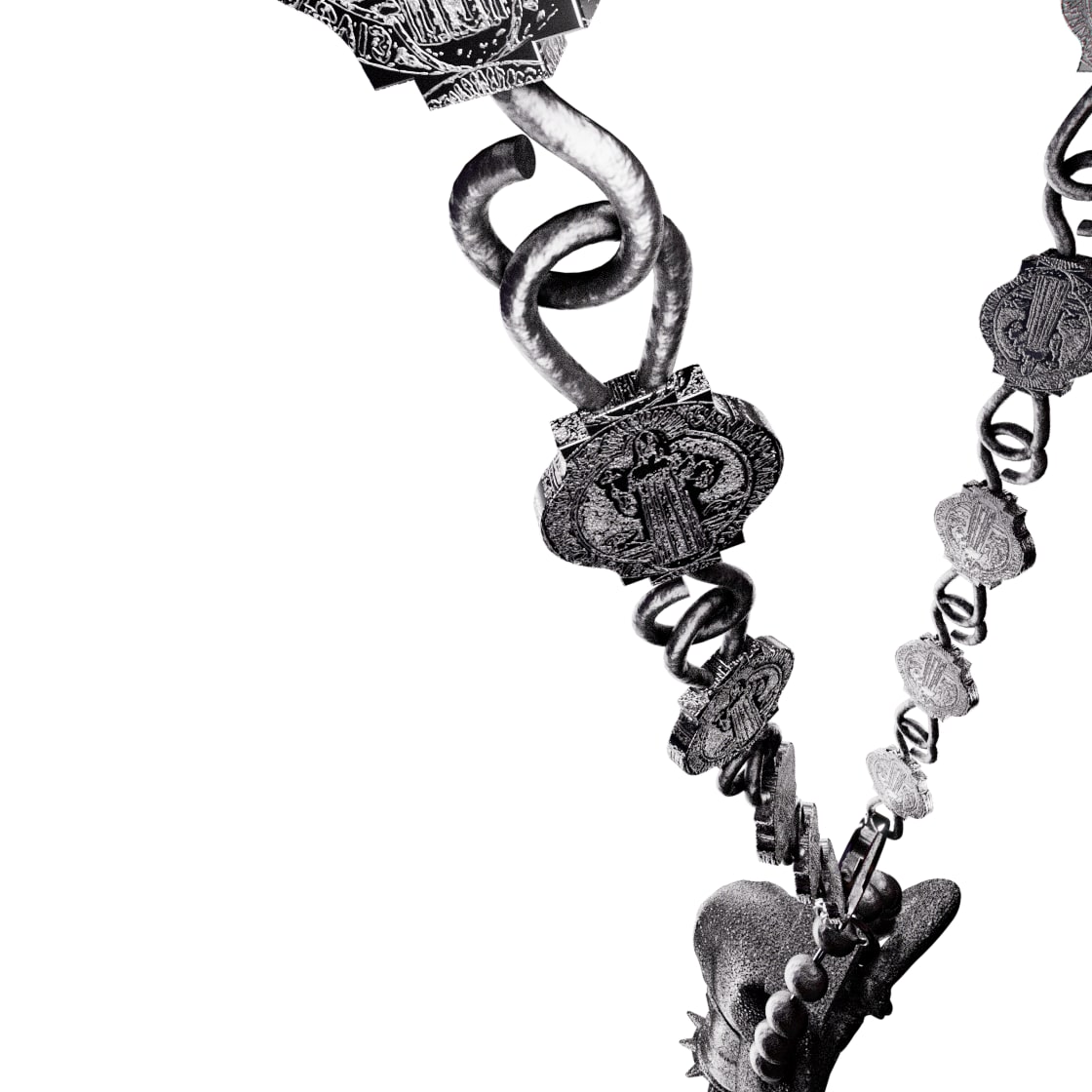 Jane Doe ᛭ Necklace 「Steel」 상세 이미지 4