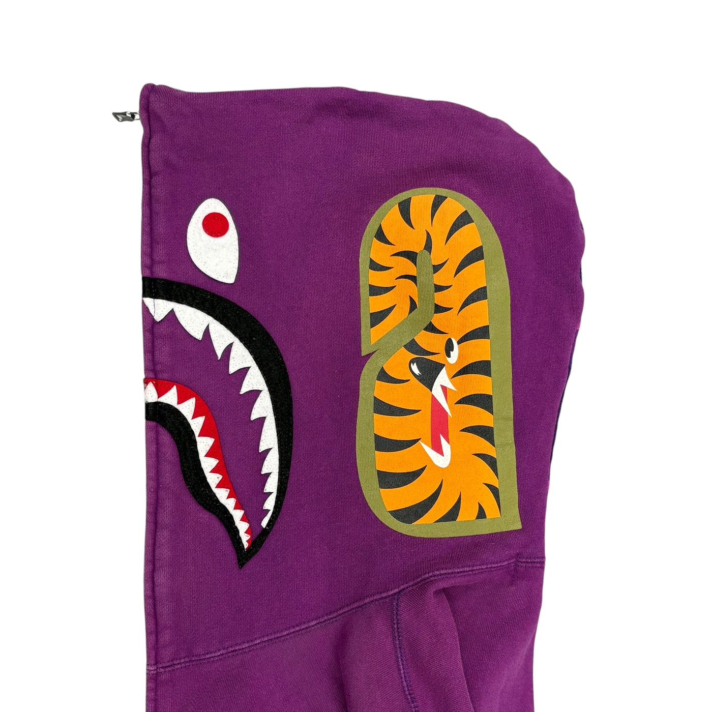 Bape Purple Shark Hoodie 상세 이미지 5