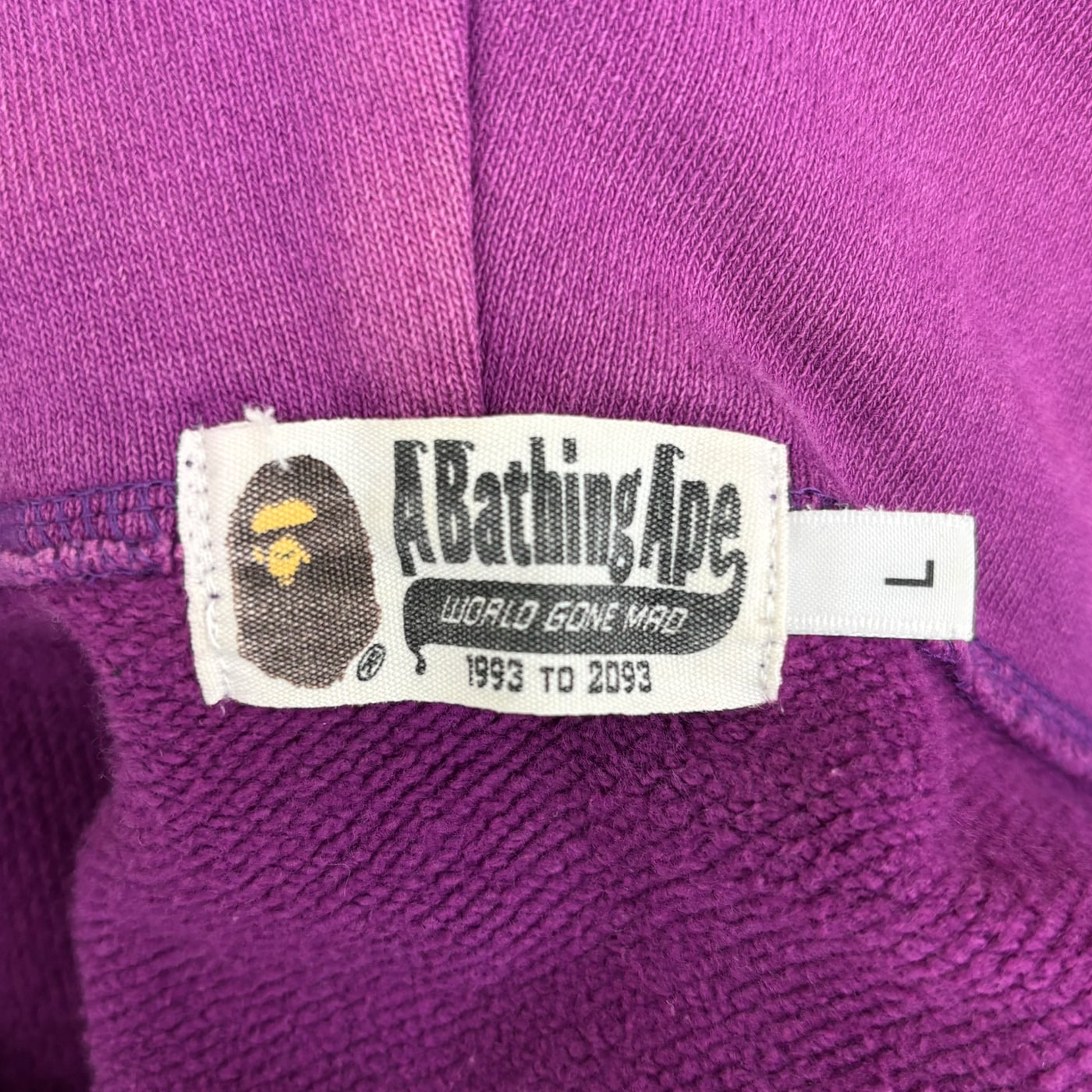 Bape Purple Shark Hoodie 상세 이미지 9