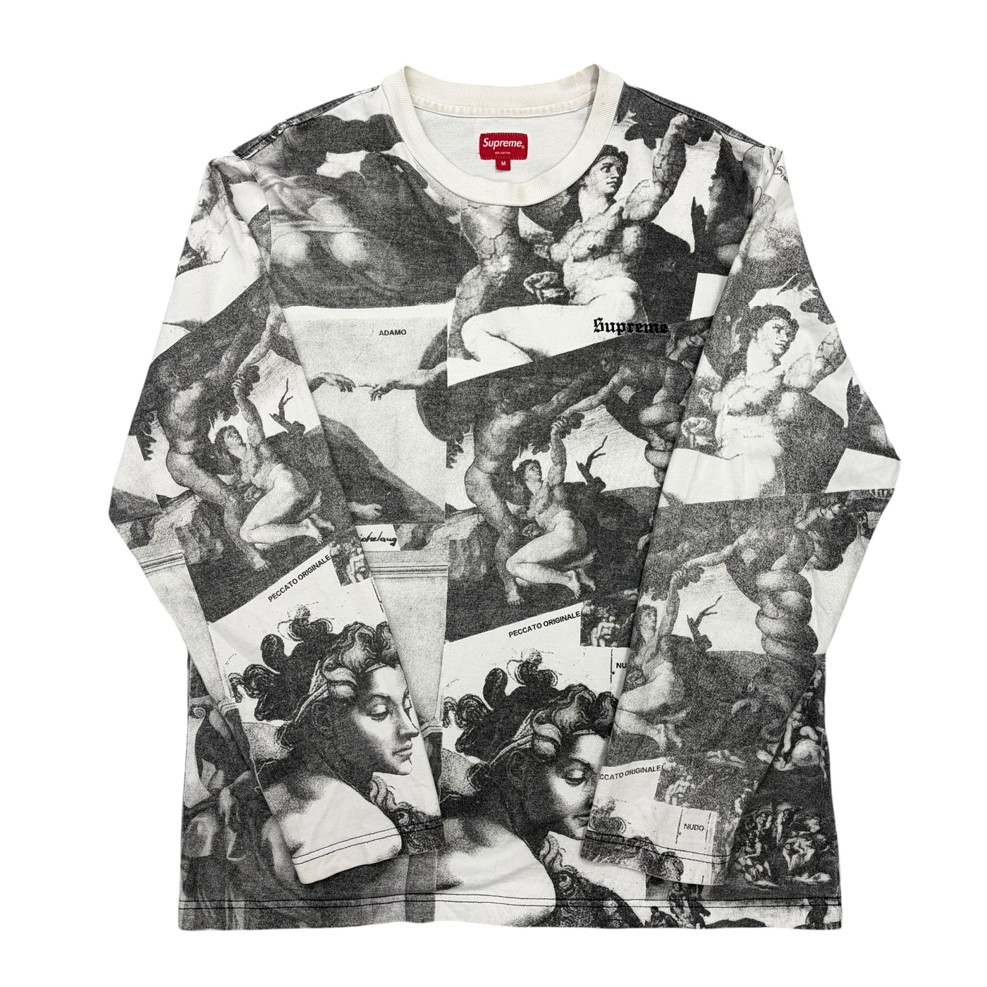 SUPREME Michelangelo Full Print Long Sleeve Shirt 상세 이미지 1