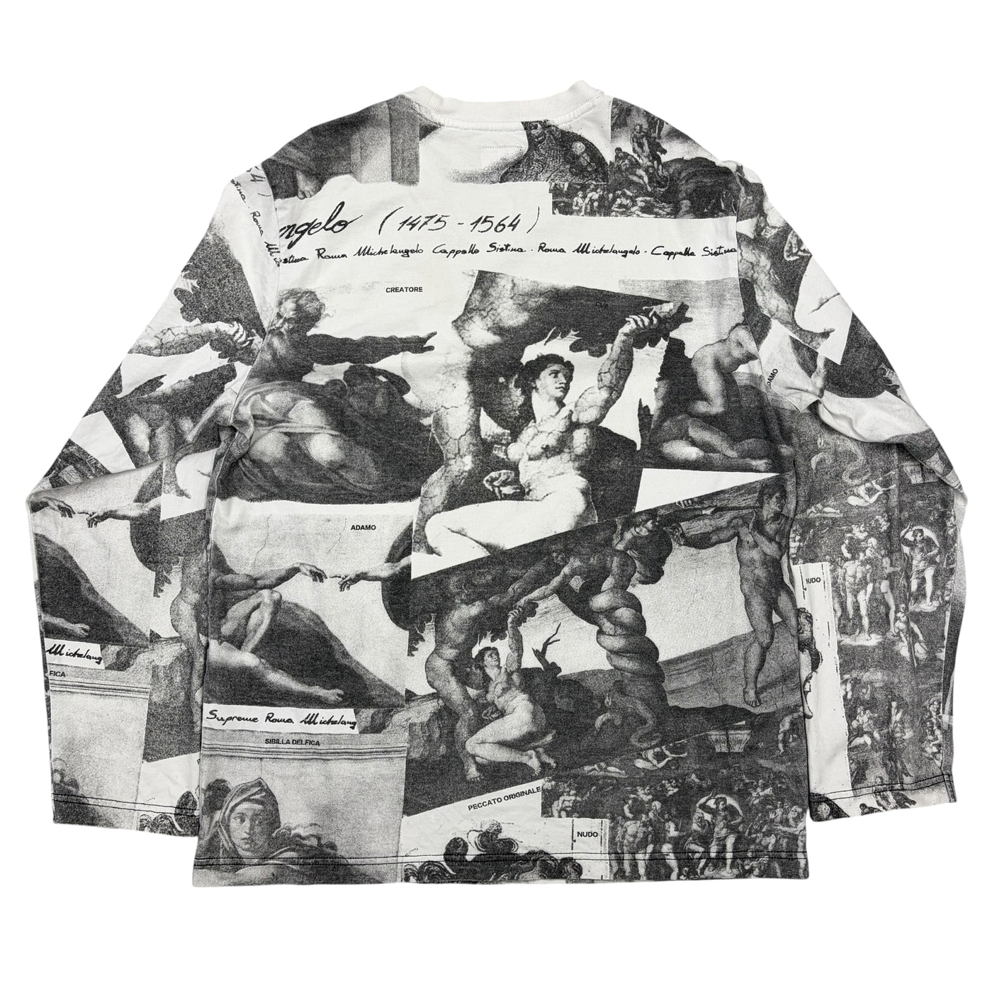 SUPREME Michelangelo Full Print Long Sleeve Shirt 상세 이미지 1