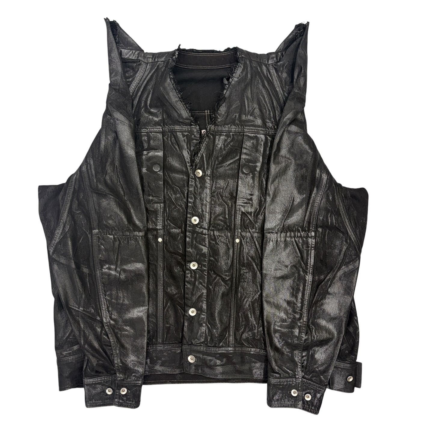 RICK OWENS Coated Jacket 상세 이미지 1