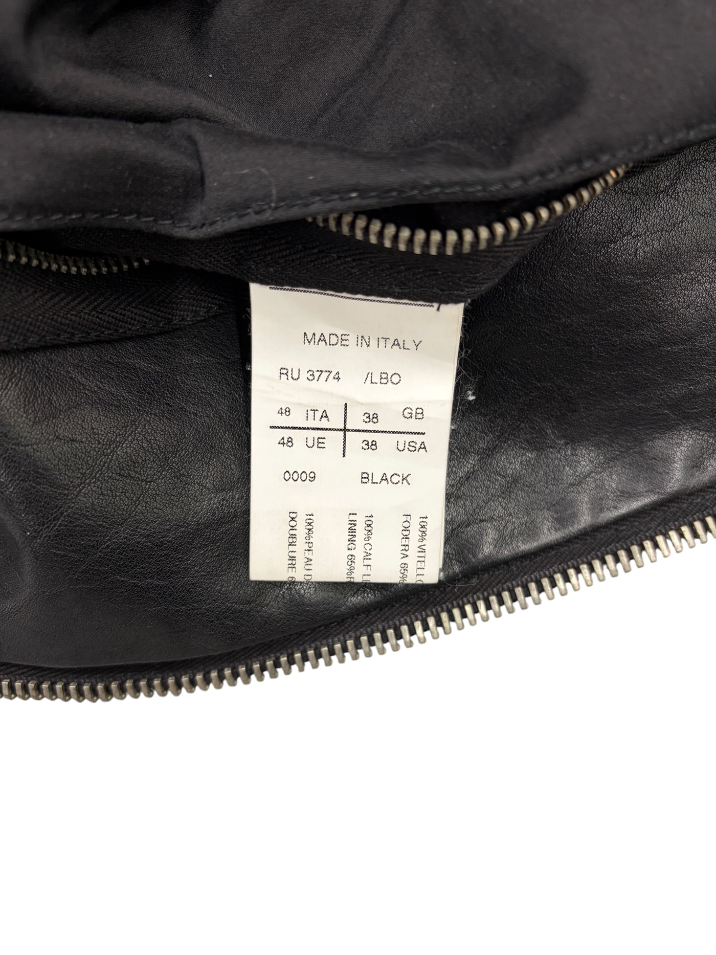RICK OWENS Leather Jacket 상세 이미지 3