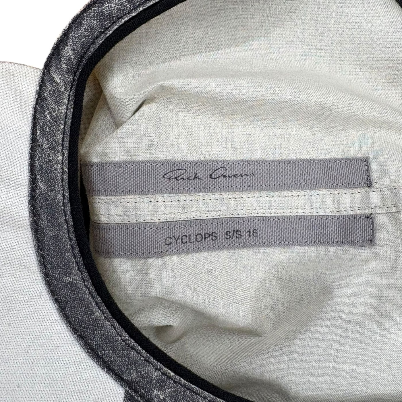RICK OWENS Color Block T-Shirt 상세 이미지 4