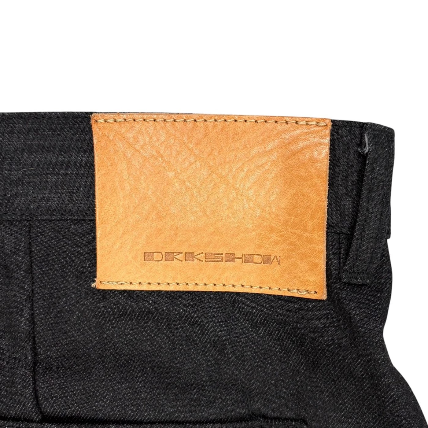 RICK OWENS Wide Leg Selvedge Denim 상세 이미지 3