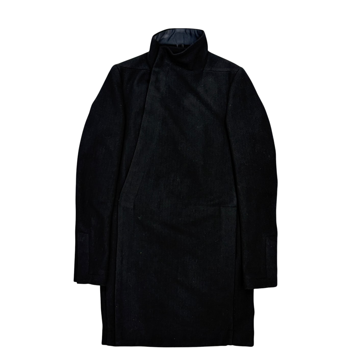 RICK OWENS Side Button Long Coat 상세 이미지 1