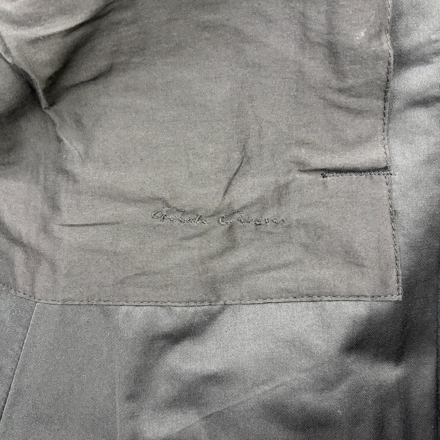 RICK OWENS Black Coat 상세 이미지 3
