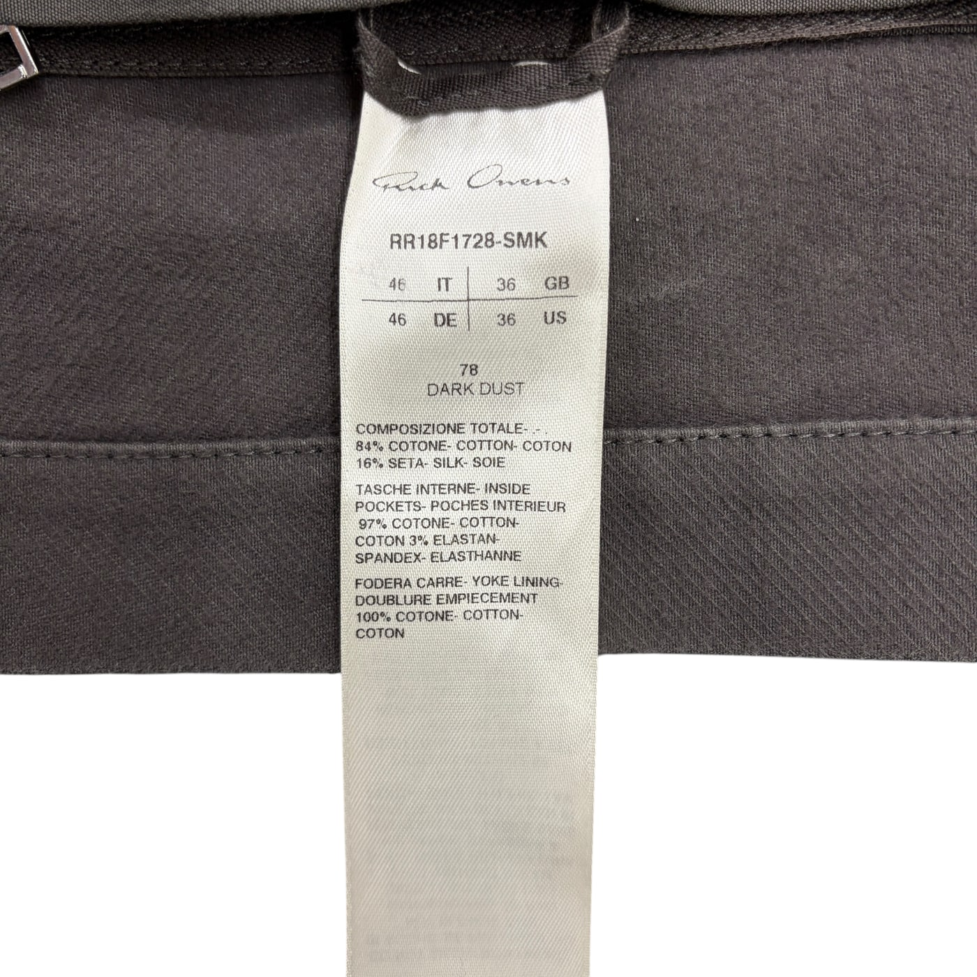 RICK OWENS Overshirt Jacket 상세 이미지 4