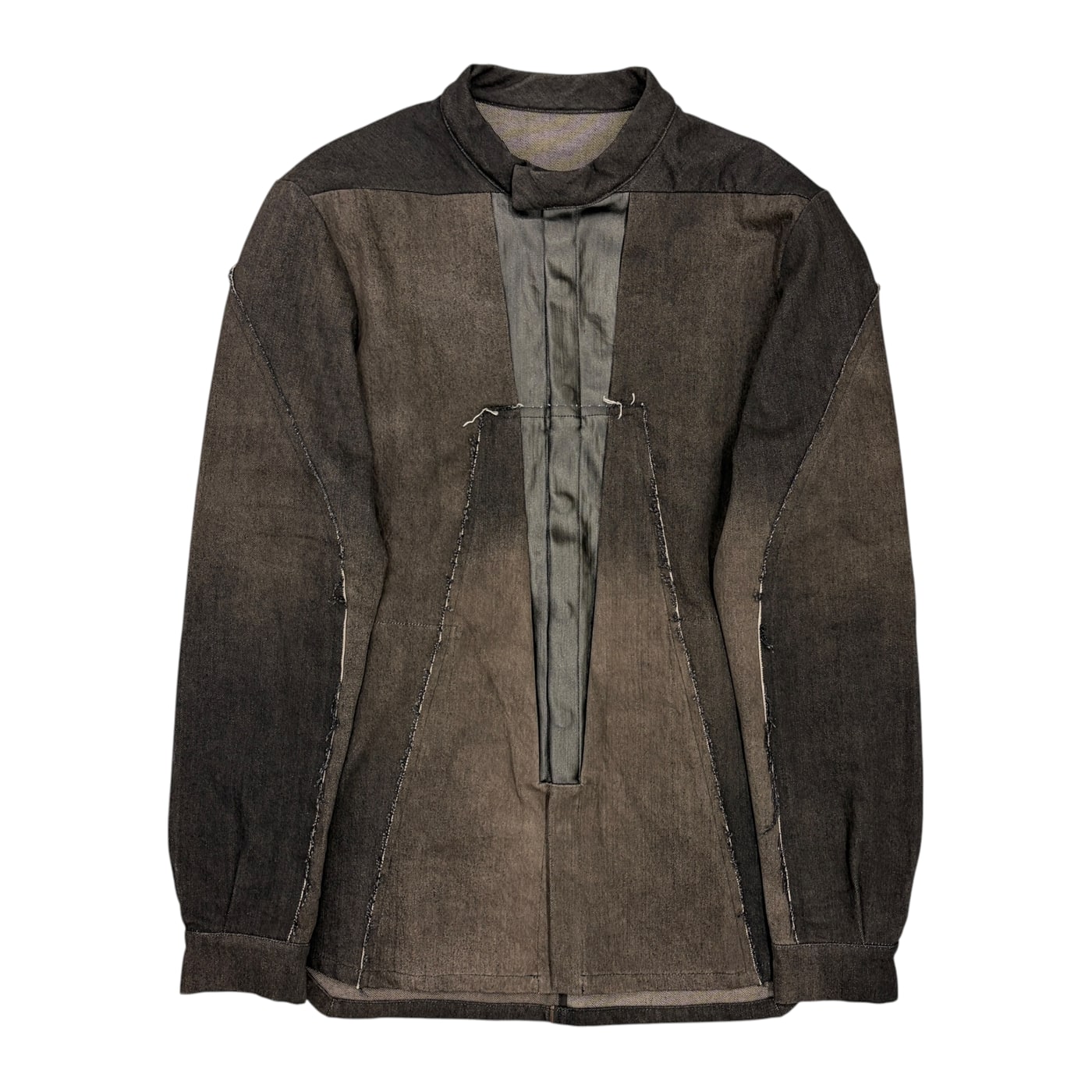 RICK OWENS Coated Detail Denim Jacket 상세 이미지 1