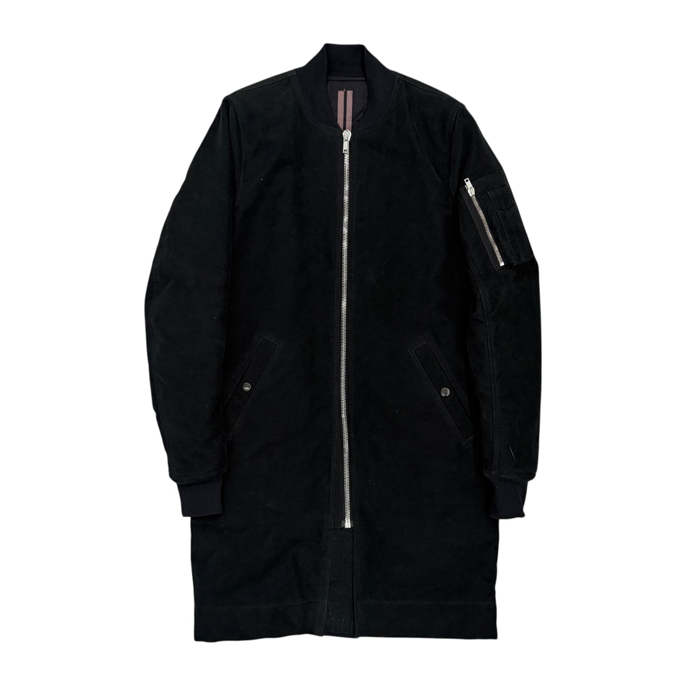 RICK OWENS Long Bomber Jacket 상세 이미지 1
