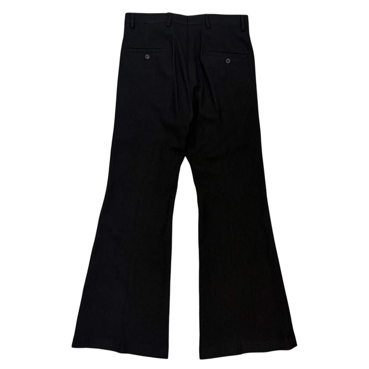 RICK OWENS Flared Black Pants 상세 이미지 2