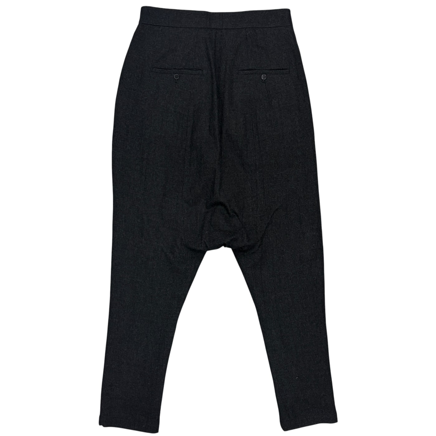 RICK OWENS Black Cropped Pants 상세 이미지 2
