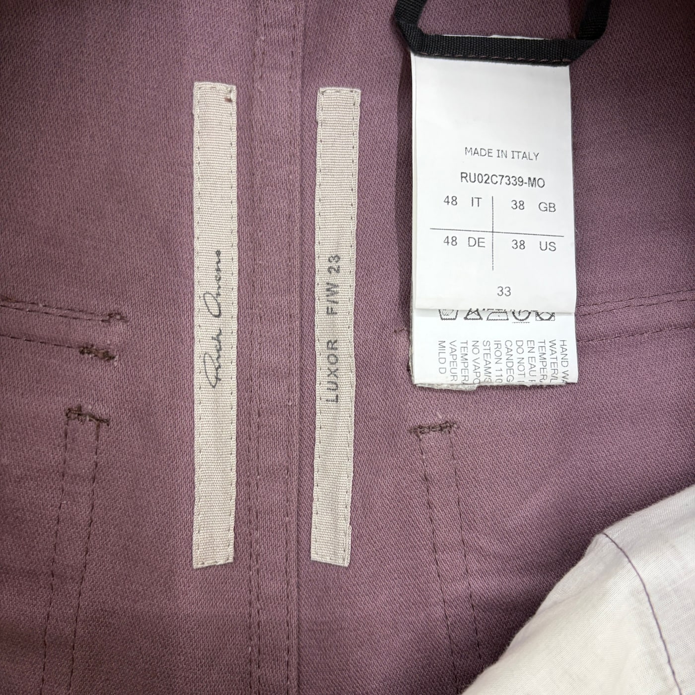 RICK OWENS Cargo Pants 상세 이미지 2