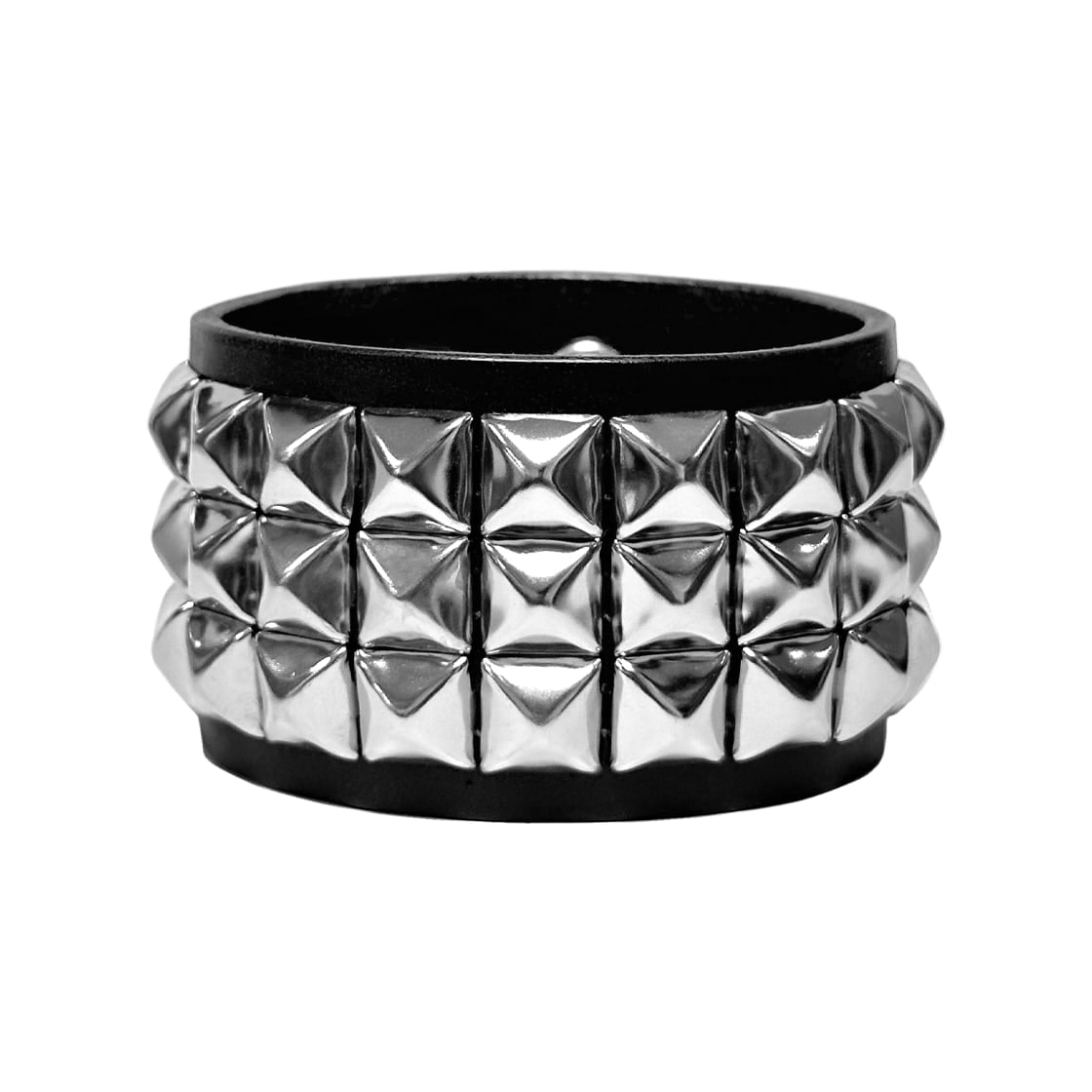 Square Stud Leather Bracelet 상세 이미지 1