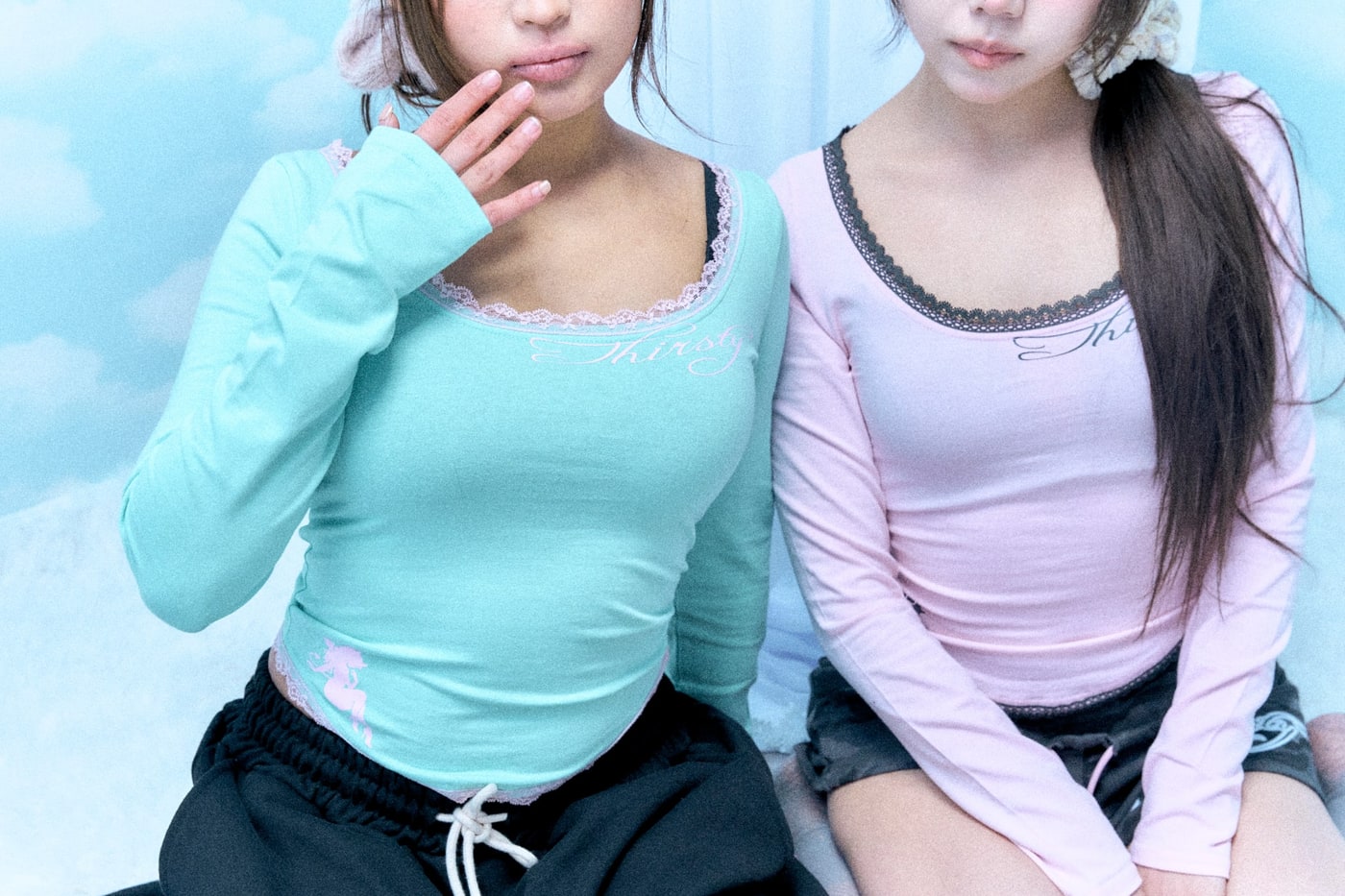 DEVIL LACE SLEEVE (PINK) 상세 이미지 1